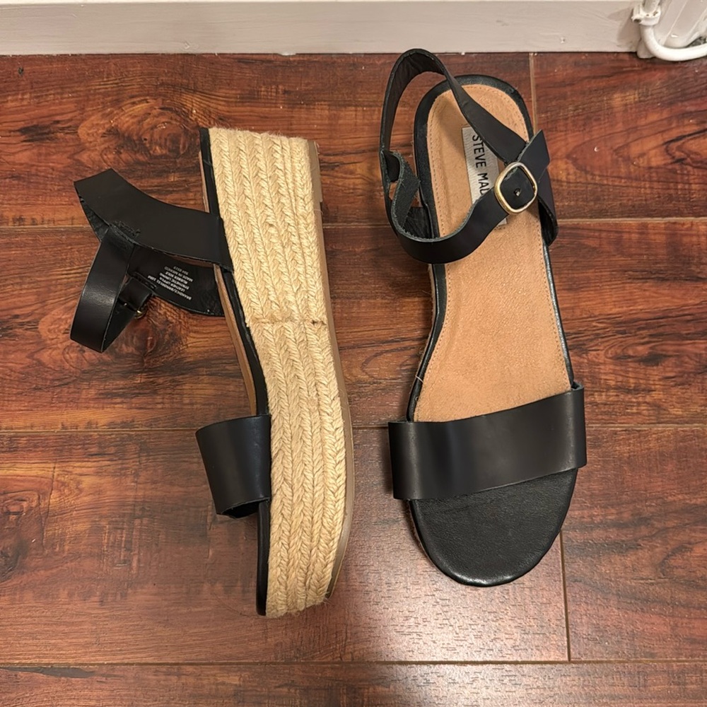 Black Platform Sandals